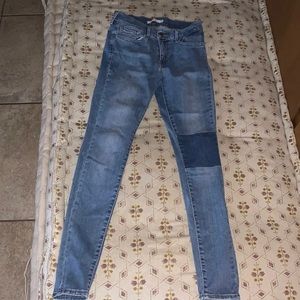 Levi patch jeans